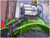 Dynaset Hydraulische Compressor op tractor